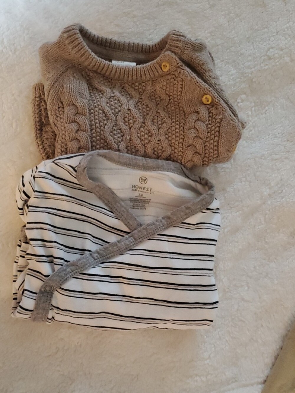 H&M & Honest Baby Clothing Bundle 3 Months & 3 to 6 Months Neutral